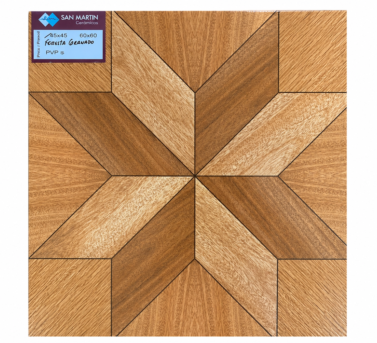PISO 45X45 UNI MAD.FORESTA GRANADA SM 2.23 M²